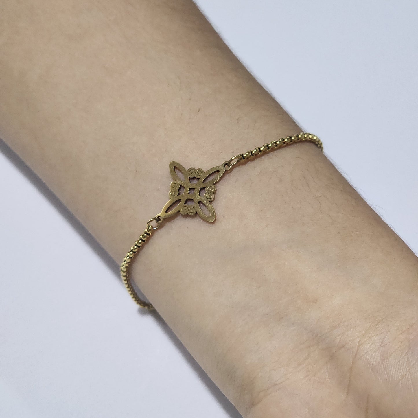 Pulsera Acero - Nudo de bruja